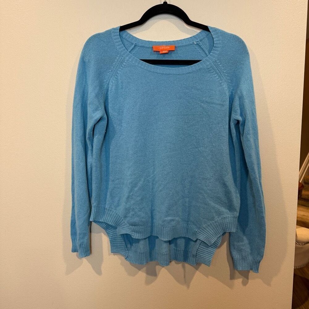 Christopher Fisher Blue Cashmere Sweater
